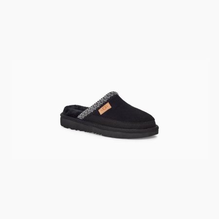 UGG Tasman II Slip-on Black Slippers for Kids (ITRN36192)